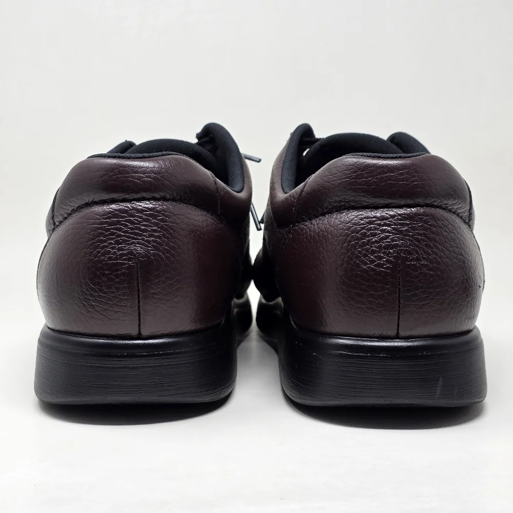 SAS Men's Bout Time Cordovan Size 10.5 Wide Comfort Lace Up Shoes Pre-owned